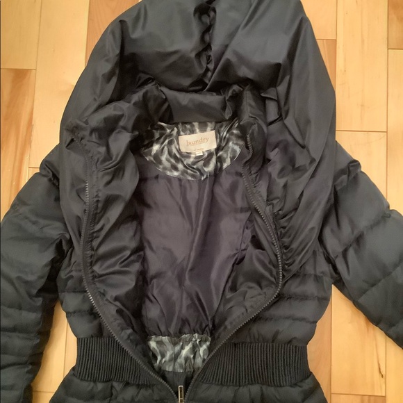 Navy blue down jacket - Picture 3 of 4